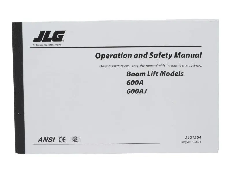 JLG Part # 3121204 | 600A GLOBAL OPERATORS, EA