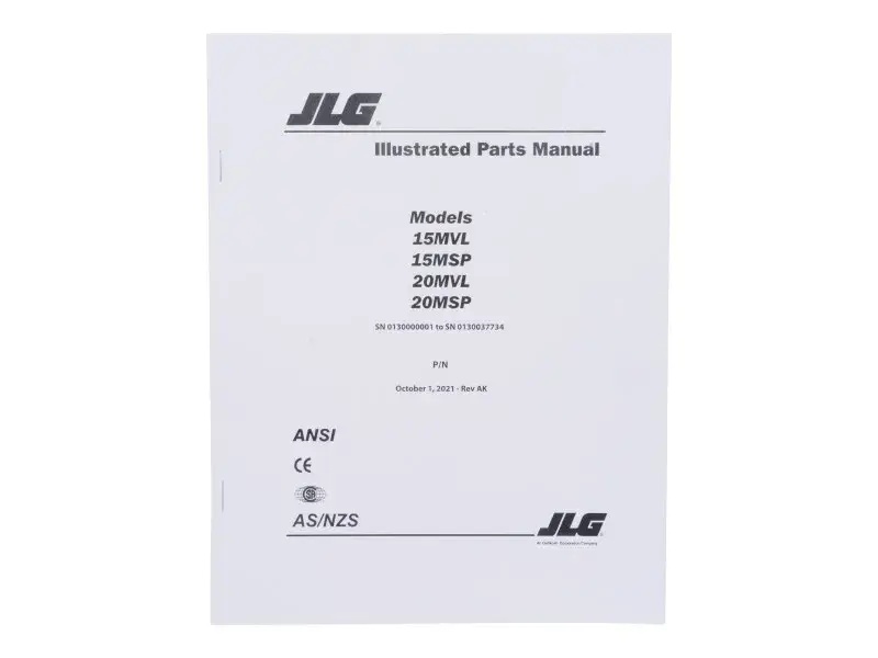 JLG Part # 3121232 | 15/20MSP/MVL GLOBAL PARTS, EA