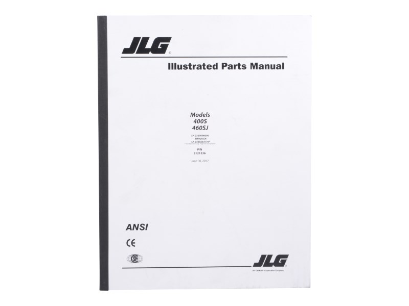 JLG Part # 3121236 | 400S GBL PTS SN96000-203770, EA