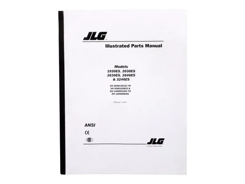 JLG Part # 3121247 | ES GLOBAL PARTS, EA