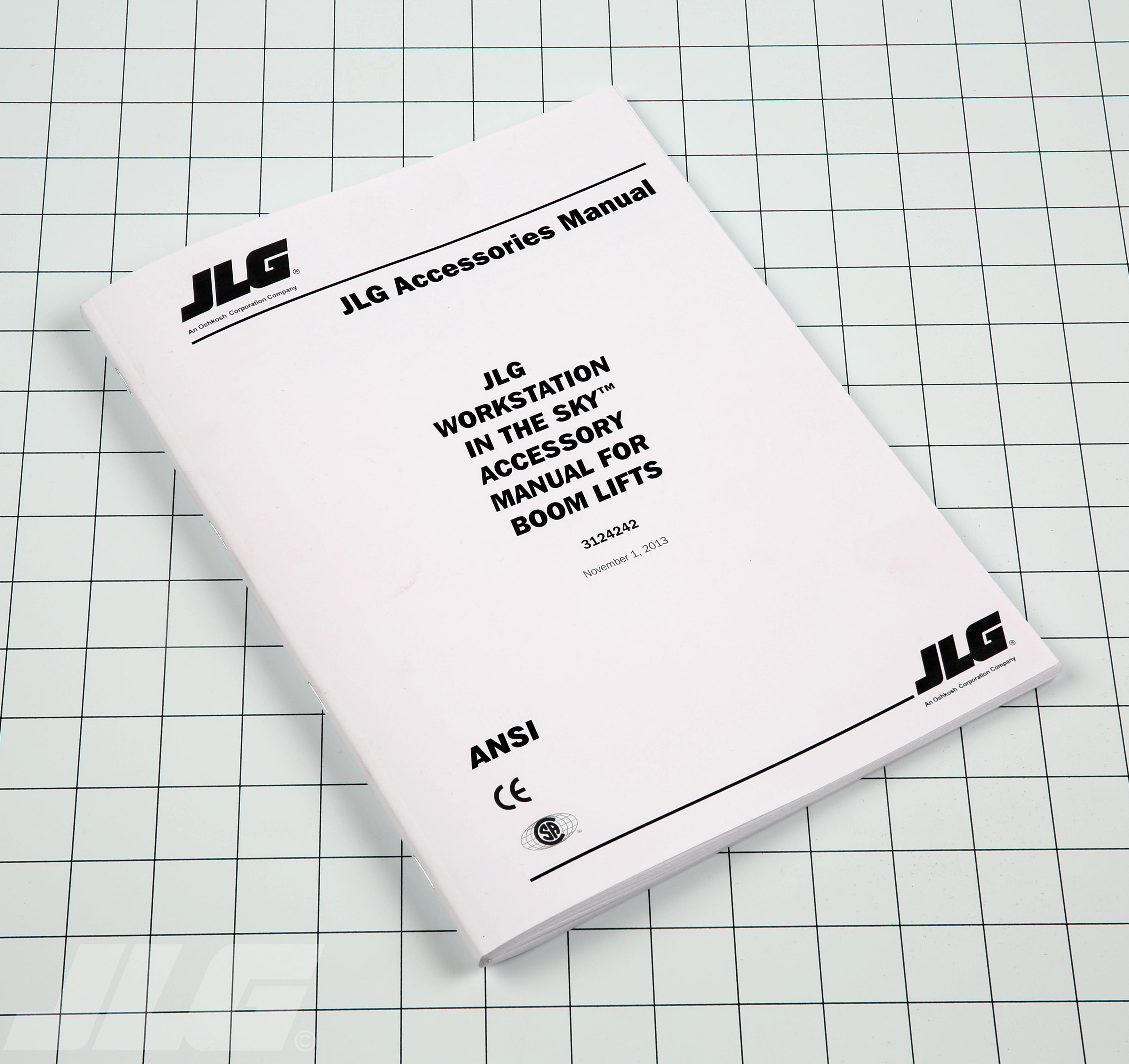 JLG Part # 3124242 - MANUAL, WORKSTATION IN THE SKY, EA