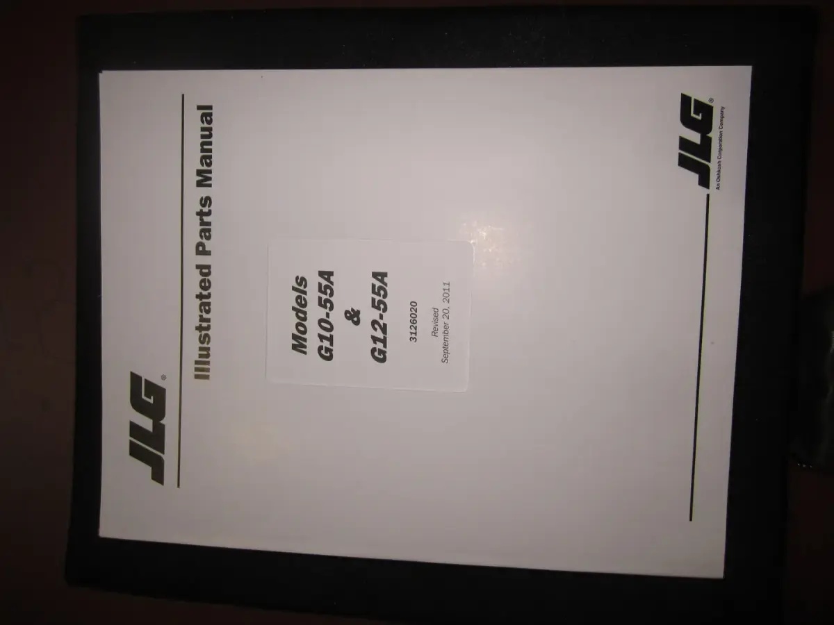 JLG Part # 3126020 | MANUAL, G10/12-55A PARTS, EA