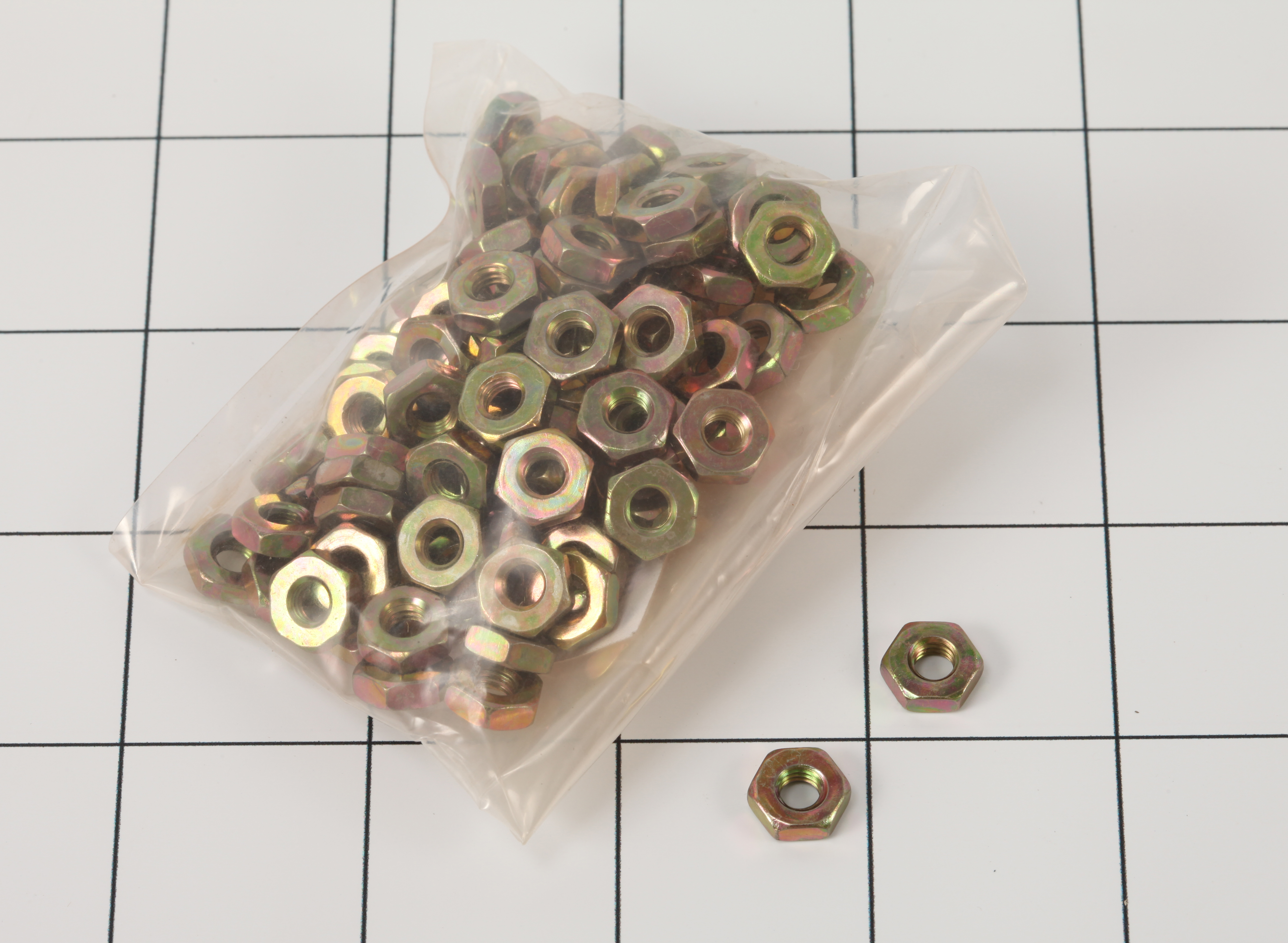 JLG Part # 3321001-100 | NUT HEX,10-32 REG HT.QTY=100, PK