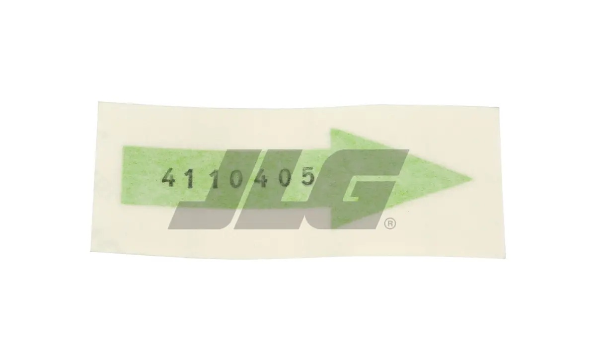JLG Part # 4110405 | DECAL POINTER TRANSFER CARRIAG, EA