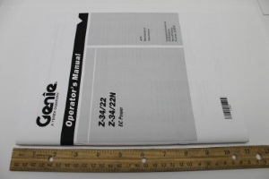 Genie Lift Part # 133547GT - MANUAL,OPERATORS,Z34&Z34N, 5ED, EA