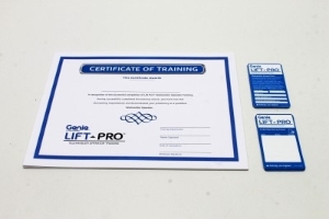 Genie Lift Part # 160586GT - KIT,TRNG CERT/CARD PACKS,GTH, EA