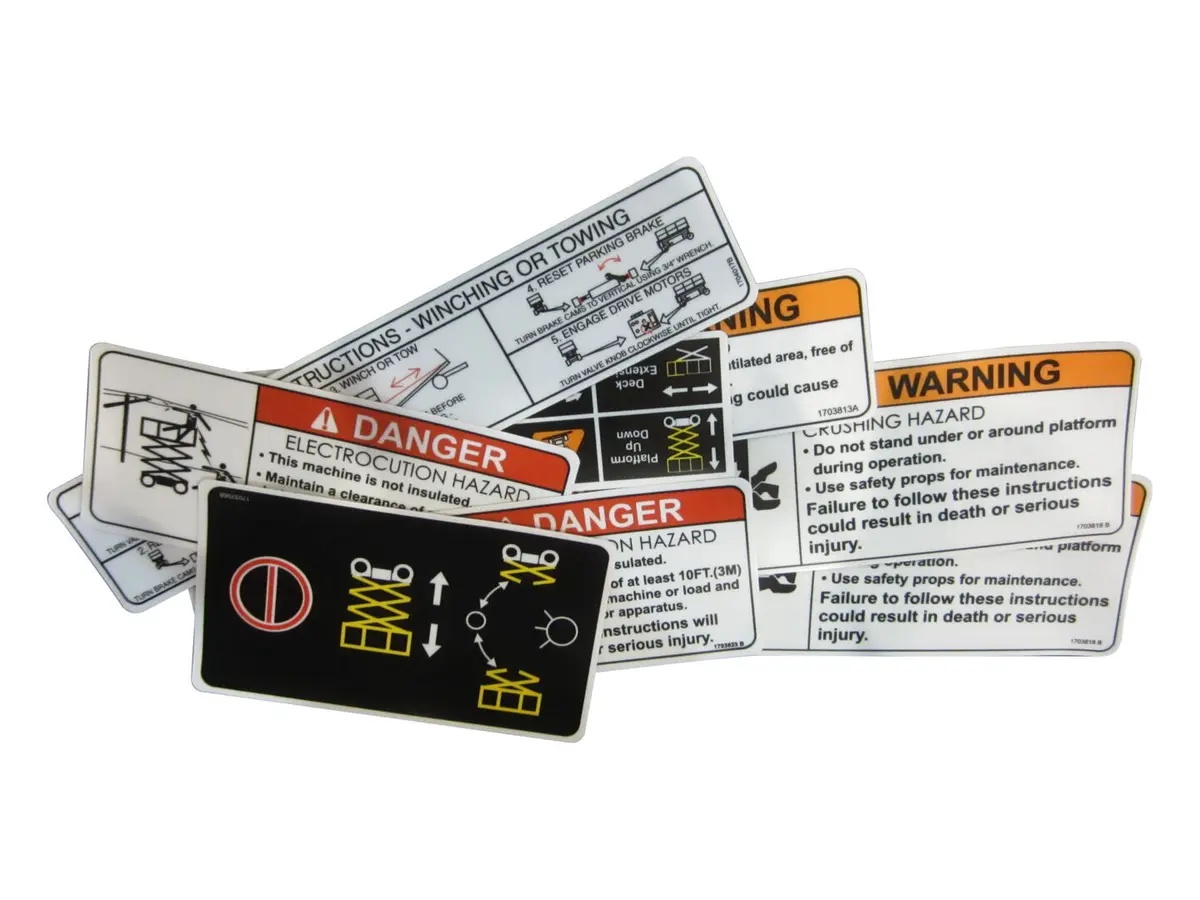 JLG Part # 2901671 | KIT,DECALS 1932E2, EA