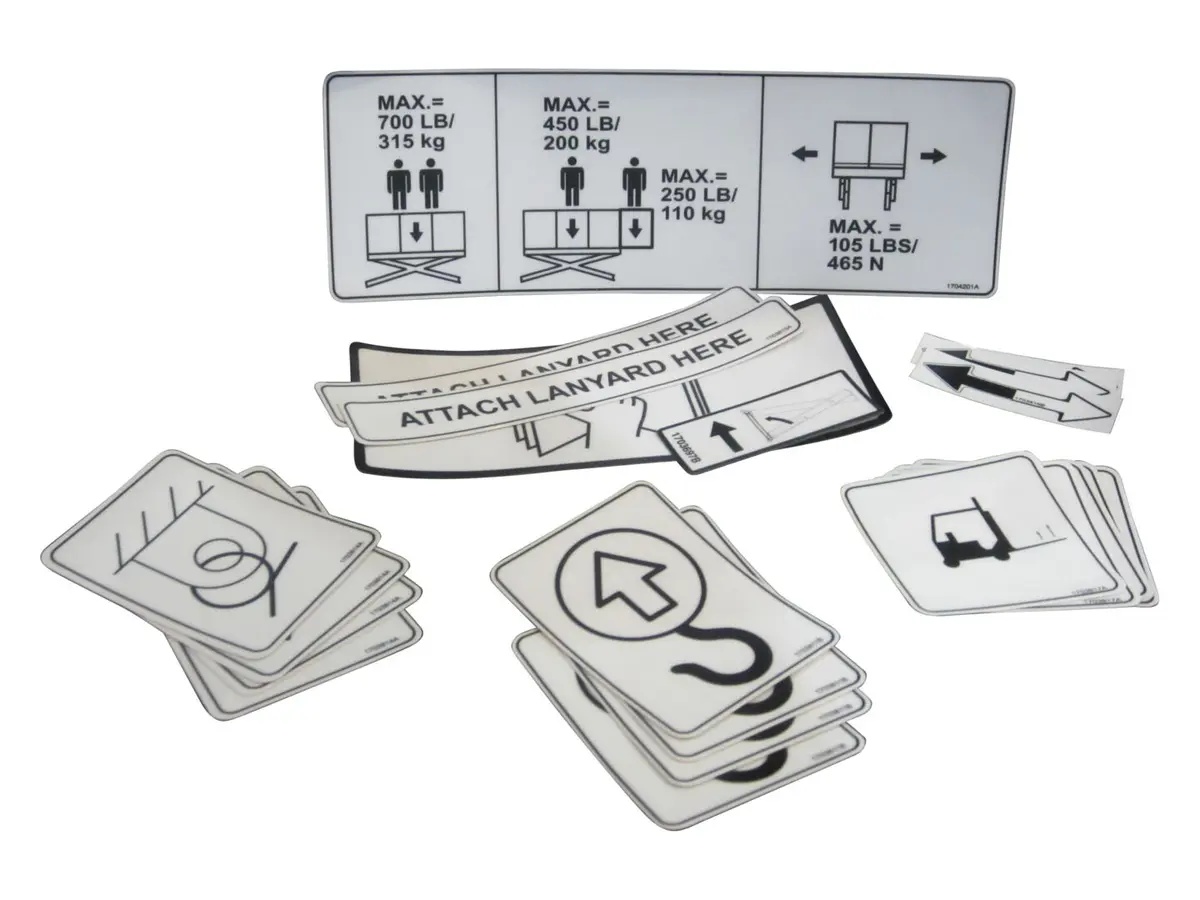 JLG Part # 2901779 | KIT,DECAL (ANSI), EA