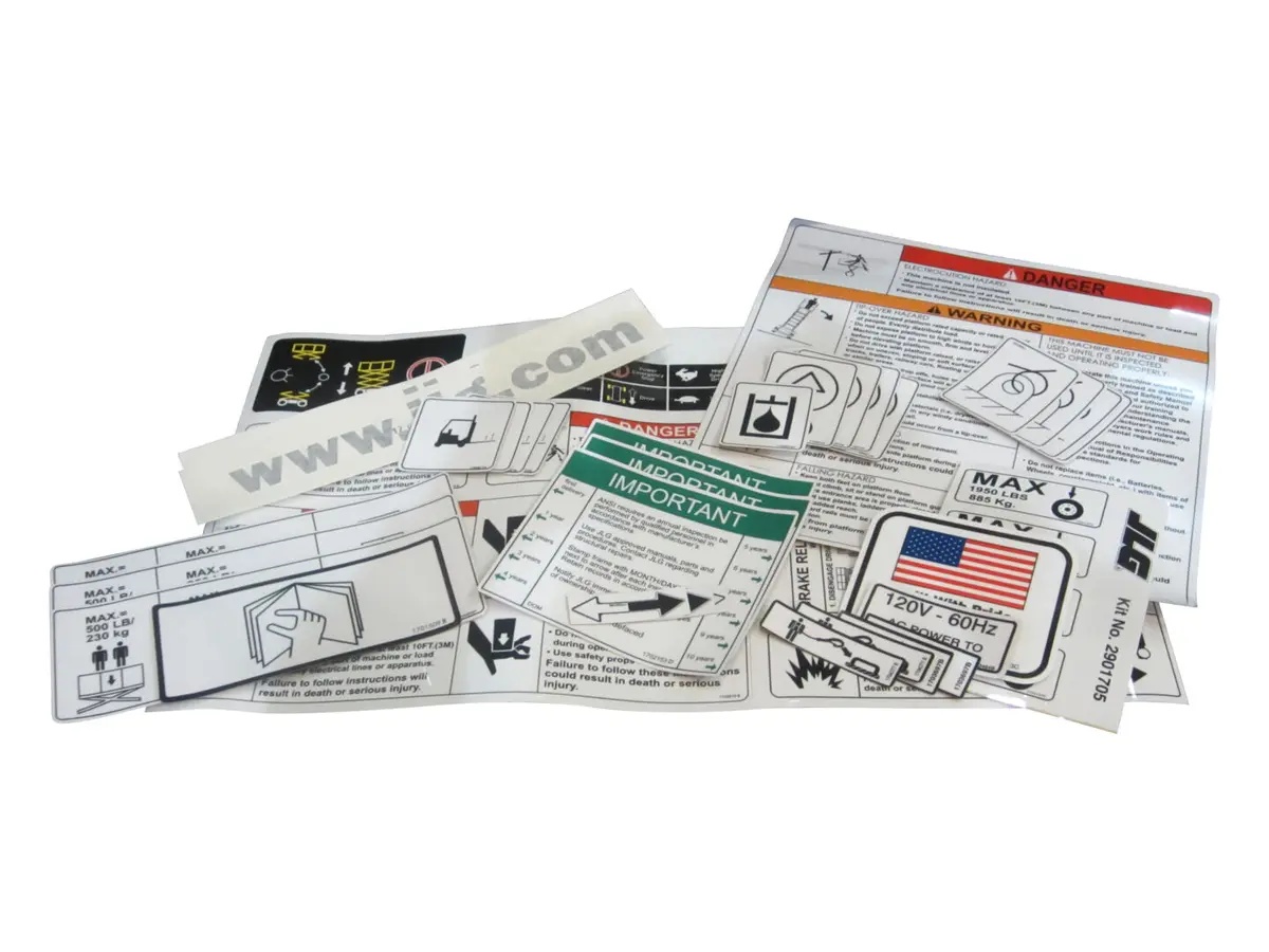 JLG Part # 2910753 | DECALS (DOM/CSA),2632E2, EA