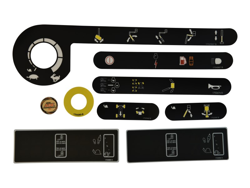 JLG Part # 2910871 | KIT,PLATFORM CONSOLE DECAL, EA