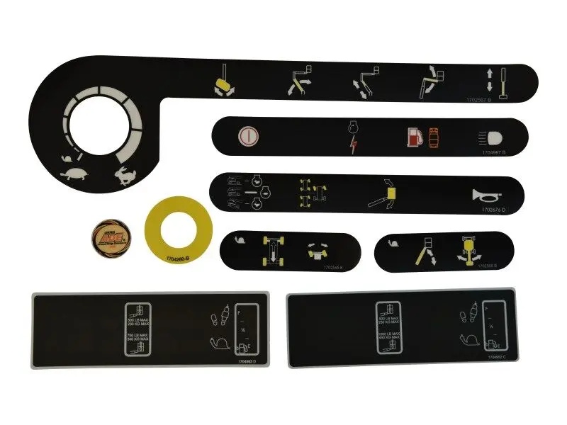 JLG Part # 2910871 | KIT,PLATFORM CONSOLE DECAL, EA