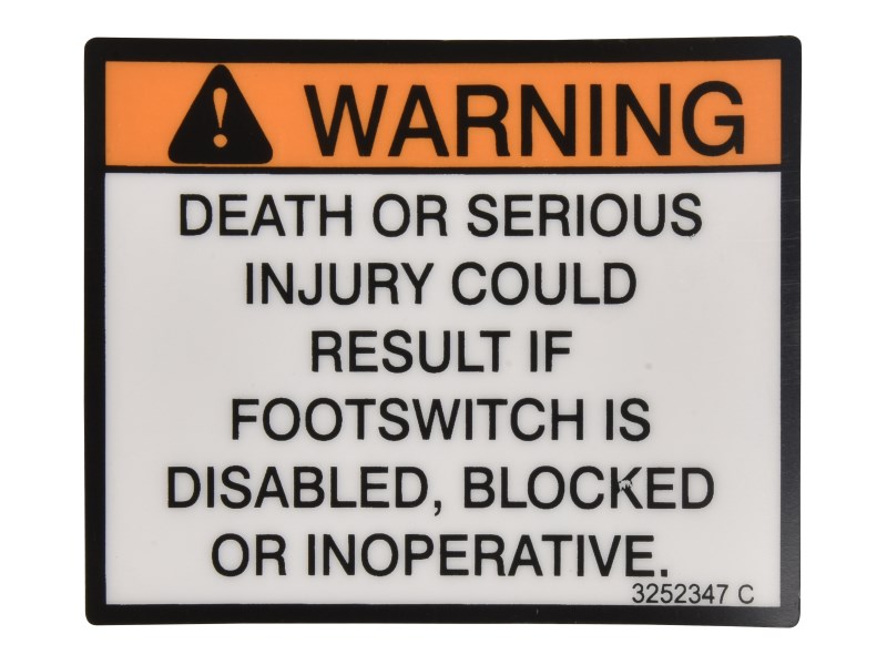 JLG Part # 3252347 | NAMEPLATE, BILLBOARD, EA
