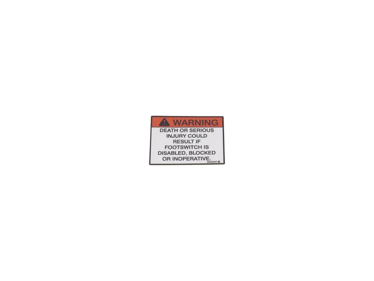 JLG Part # 3252347 | NAMEPLATE, BILLBOARD, EA