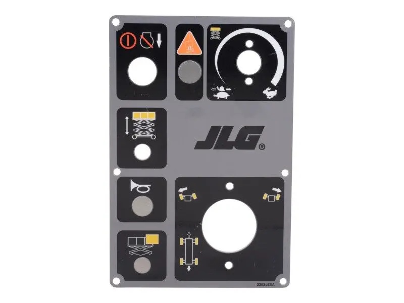 JLG Part # 3252522 | NAMEPLATE (PQ CONT BOX LID), EA