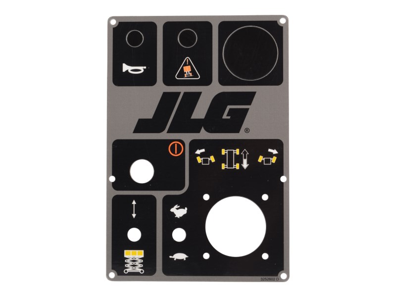 JLG Part # 3252602 | NAMEPLATE,BOX LID W/ TILT & BD, EA