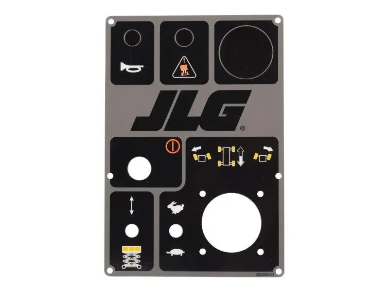 JLG Part # 3252602 | NAMEPLATE,BOX LID W/ TILT & BD, EA