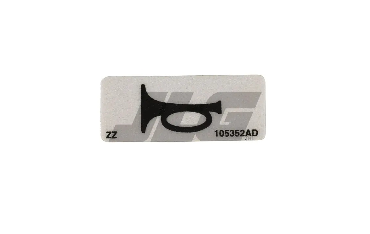JLG Part # SJ105352 | SJ-HORN LABEL, EA