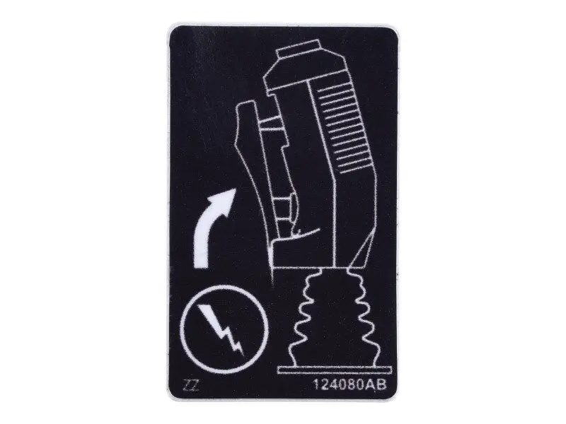 JLG Part # SJ124080 | SJ-CONTROL BOX LABEL, EA