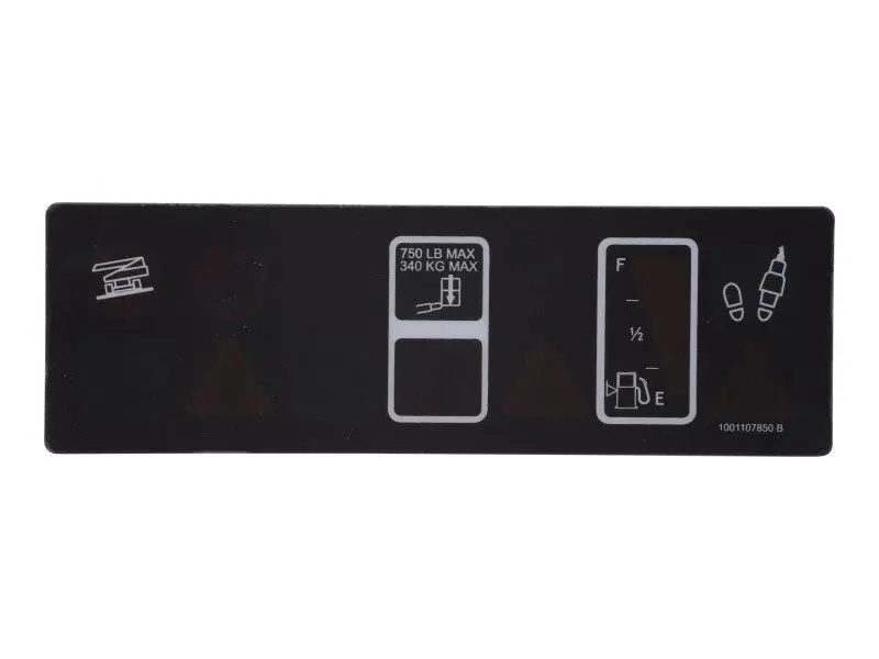 JLG Part # 1001107850 | DECAL,PLATFORM DISPLAY, EA