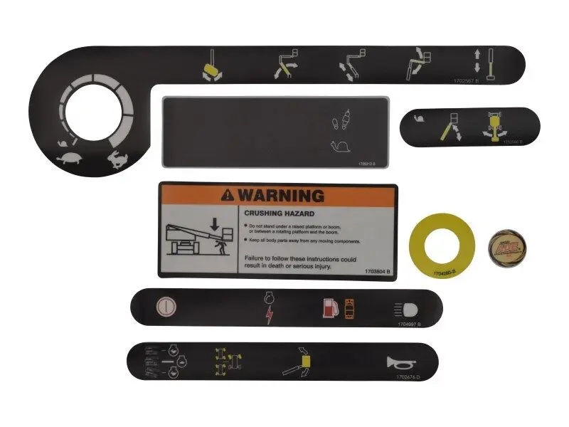 JLG Part # 2915133 | KIT,PLATFORM CONSOLE DECAL, EA