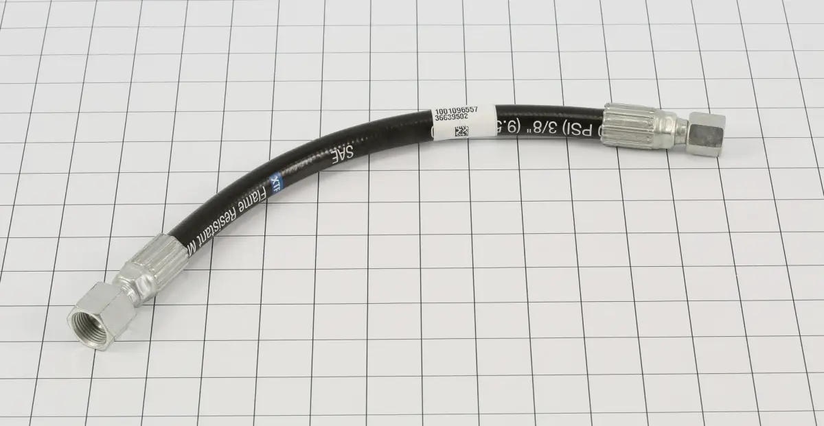 JLG Part # 1001096557 | HOSE ASSY,3/8 X 15 STRX #8STR, EA