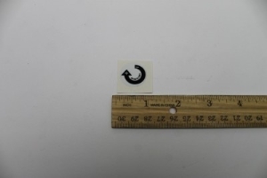 Genie Lift Part # 09.4618.1634GT - DECAL, OIL FLOW LABEL GTH 5519, FRENCH, EA