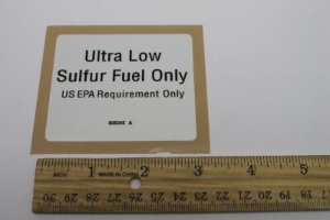 Genie Lift Part # 826345GT - DECAL,ULS DIESEL ONLY,TIER 4, EA