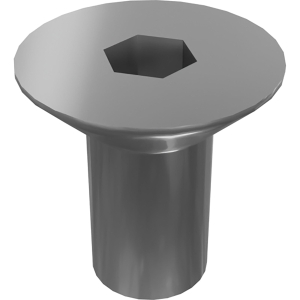 Genie Lift Part # 232983GT - SCREW, FHS, M8-1.25 X 16, DIN7991, 10.9, ZAB, EA