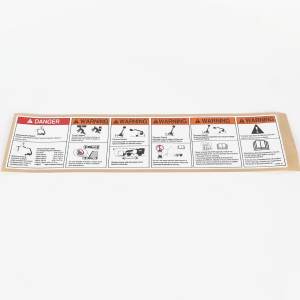 Genie Lift Part # 214419GT - DECAL, 6 DECAL COMBO, EA