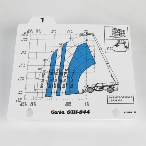 Genie Lift Part # 237684GT - CARD,LOAD RNG,844B STD, EA