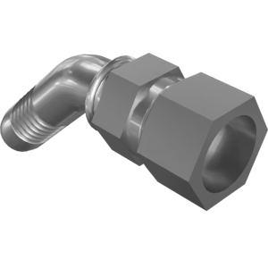 Genie Lift Part # 826357GT - FITTING,45DEG,1/2 HS X 3/4-16,JIC,SW,FEMALE,STEEL, EA