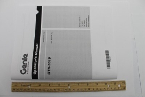 Genie Lift Part # 57.0009.0619GT - OPERATOR MANUAL, EA
