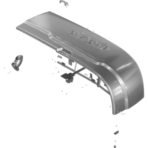 Genie Lift Part # 1253271GT - ASSEMBLY,COVER,ENGINE SIDE, EA