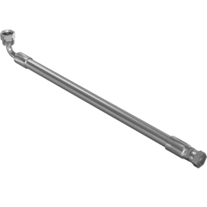 Genie Lift Part # 1254890GT - HOSE ASSY,3/8"90 FEM,STR FEM, EA