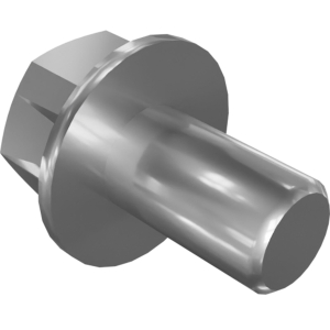 Genie Lift Part # 1256857GT - SCREW,HHF,3/8-16X.625,8,ZAG, EA