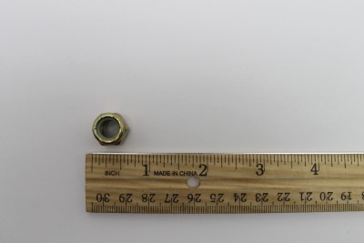 Genie Lift Part # 1257075GT - NUT, NYLOCK, 3/8-16, GR8, ZINC FINISH, NE, EA