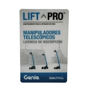 Genie Lift Part # 1259260SPCARDGT - GIFTCARD, LIFT PRO GTH ONLINE, EA