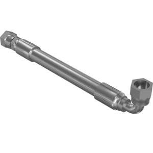 Genie Lift Part # 1261517GT - HOSE ASSY,1/4,90 FEM,STR FEM, EA