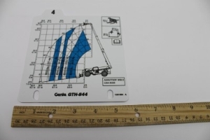 Genie Lift Part # 1261896GT - CARD,LOAD RNG,GTH844 SWG, EA