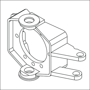 Genie Lift Part # 1262773GT - YOKE ASSY,GRND CNTRL SIDE,GS90, EA