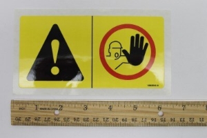 Genie Lift Part # 1263542GT - DECAL,IMPROPER OPERATION,SYMBOL, EA