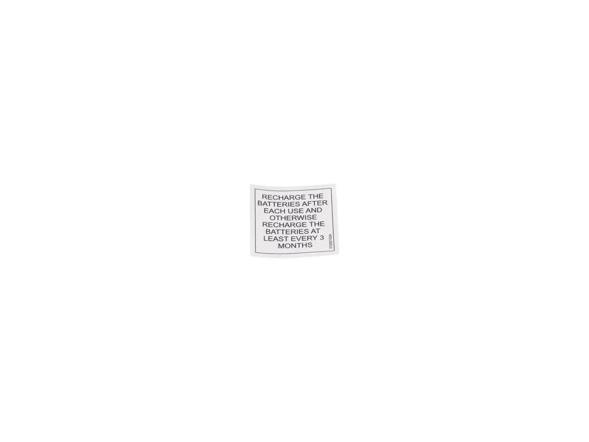 JLG Part # 07202100 | STICKER LITHIUM, EA