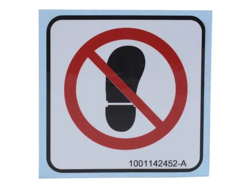 JLG Part # 1001142452 | DECAL,NO STEP, EA
