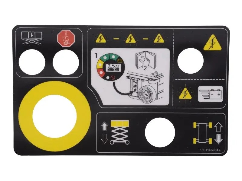 JLG Part # 1001146984 | DECAL,PLATFORM CONTROL, EA