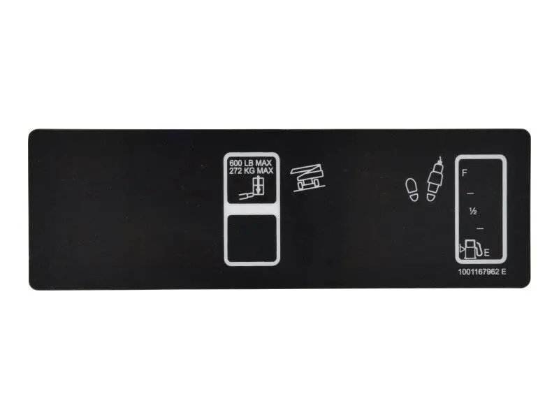 JLG Part # 1001167962 | DECAL,PLATFORM DISPLAY, EA