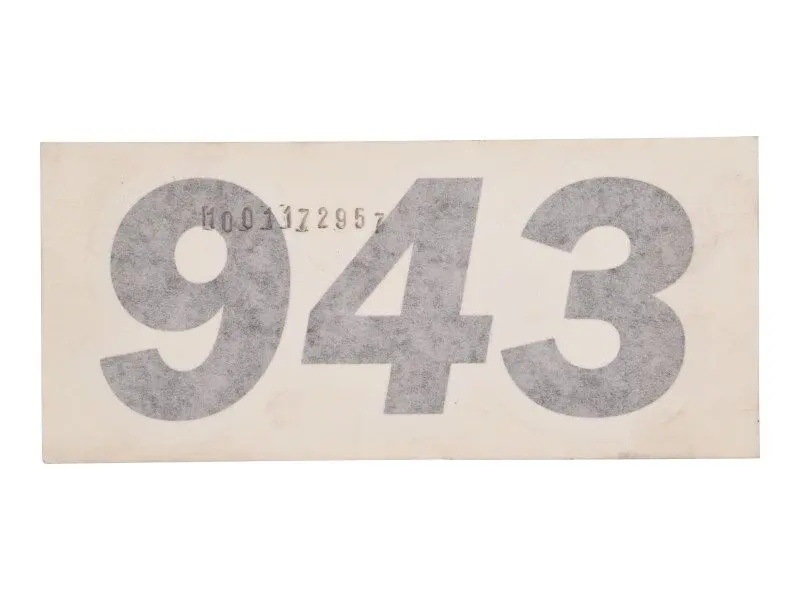 JLG Part # 1001172957 | DECAL,JLG 943, EA