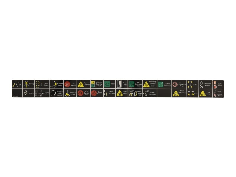 JLG Part # 1001173262 | DECAL,LEGEND (PLF) (400S), EA