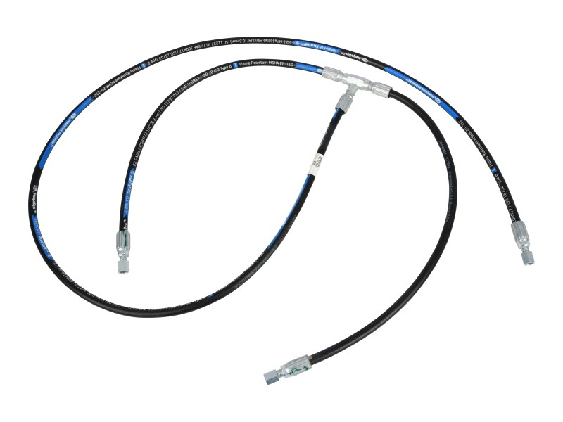 JLG Part # 1001184562 | HOSE ASSY,6.3 STR JIC/JIC/JIC, EA