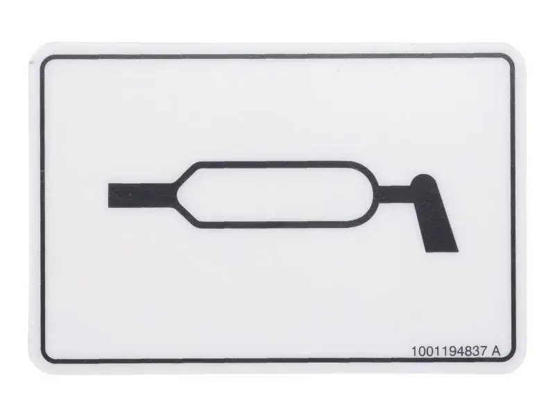 JLG Part # 1001194837 | DECAL,GREASE GUN, EA