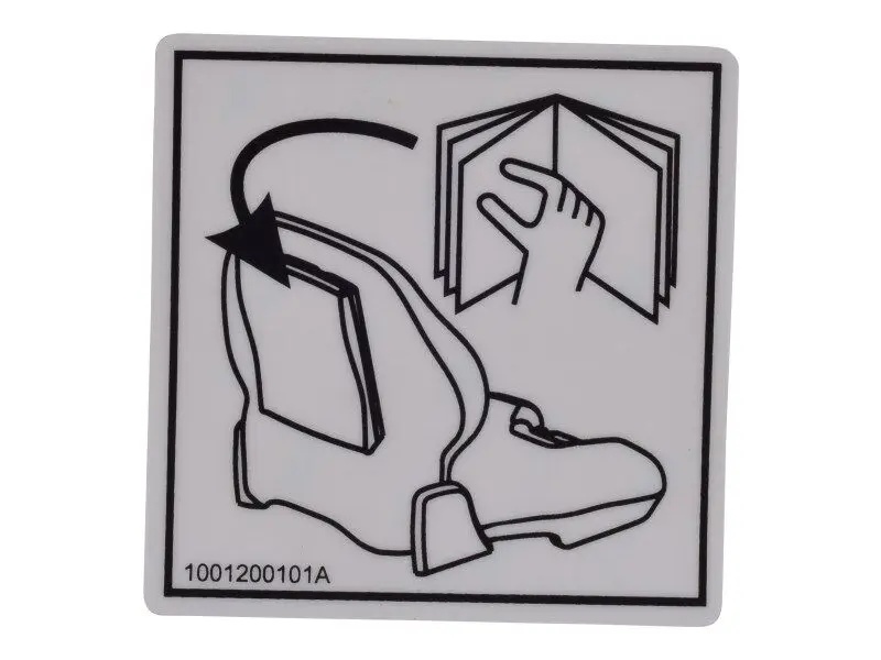 JLG Part # 1001200101 | DECAL,MANUAL LOCATION, EA
